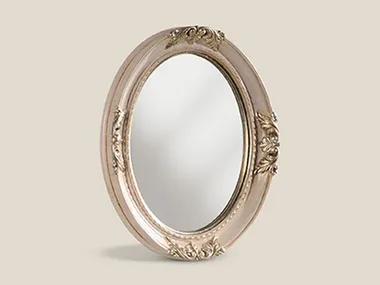 5470 - Oval framed wooden mirror _ Tarocco Vaccari Group